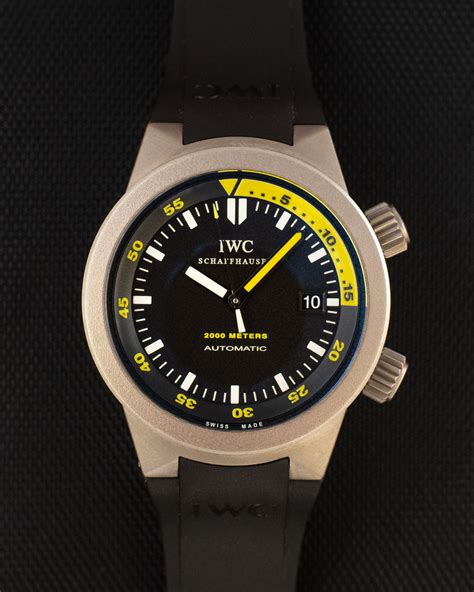 iwc aquatimer titanium 2000|IWC aquatimer jacques cousteau.